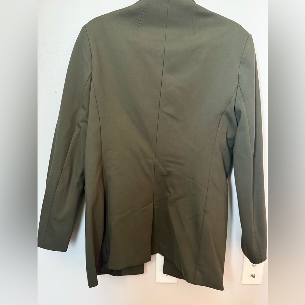 Banana Republic Olive Green Ponte Blazer - Picture 2 of 6